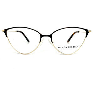 BCBG Maxazria Cat Eye Eyeglasses Made In Italy 54 16 135 Arla Gold H13533